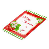 Erdbeeren Magnet (Linke Seite)