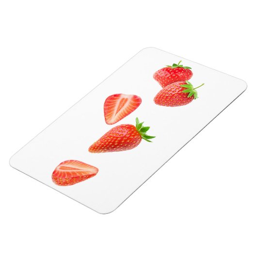 Erdbeeren Magnet (Linke Seite)