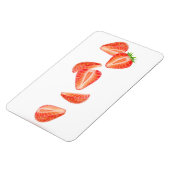 Erdbeeren Magnet (Linke Seite)