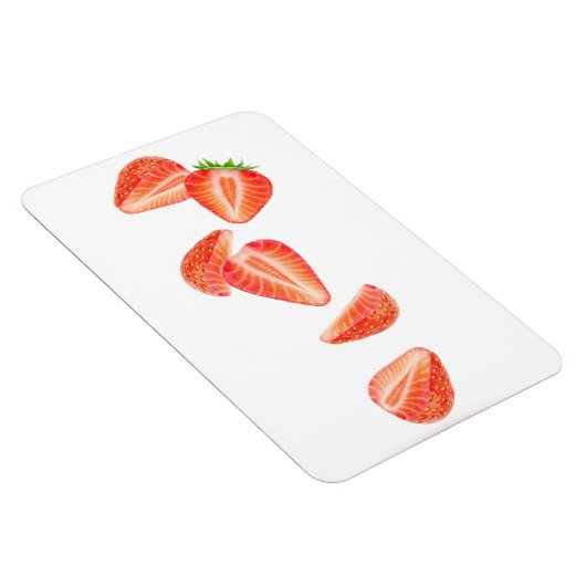 Erdbeeren Magnet (Rechte Seite)