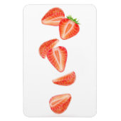 Erdbeeren Magnet (Vertikal)