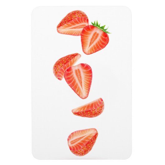 Erdbeeren Magnet (Vertikal)