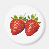 Erdbeeren Magnet (Vorne)