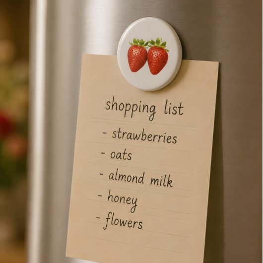 Erdbeeren Magnet