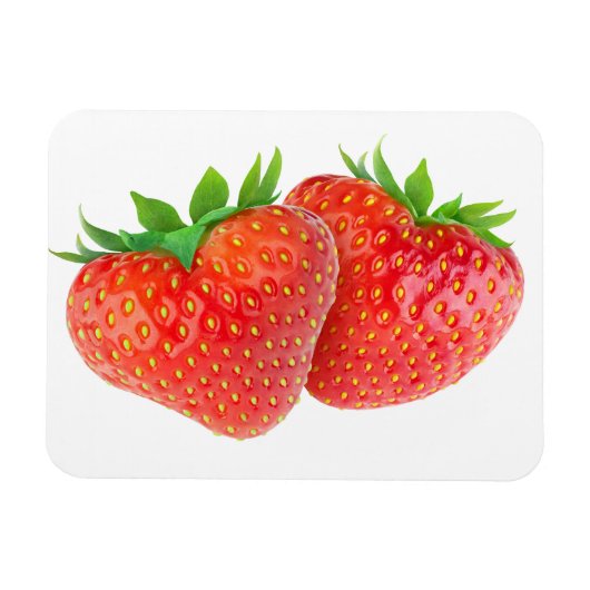 Erdbeeren Magnet (Horizontal)