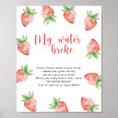 Erdbeeren - mein Wasser ist kaputt Poster (Vorne)
