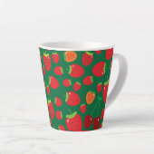Erdbeeren Milchtasse (Rechte Ecke)