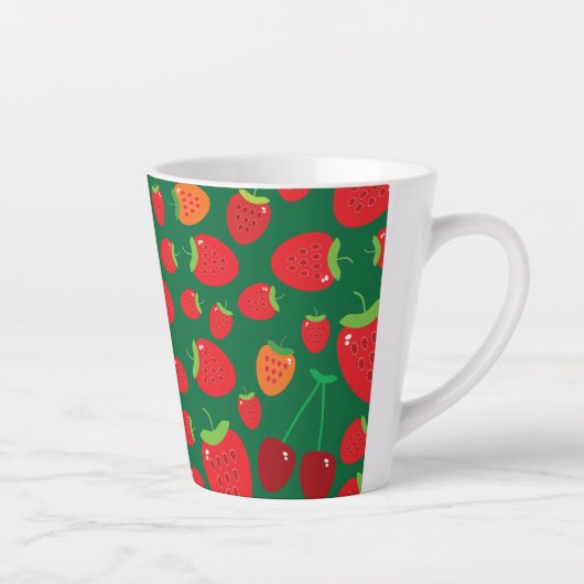 Erdbeeren Milchtasse (Rechts)