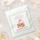 Erdbeeren Minze Berry Erster Geburtstag Danke Geschenktütchen (Ausgeschnitten)