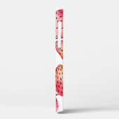 Erdbeeren mit Aquarell und Tinte, nahtlos gestrich Case-Mate iPhone Hülle (Rückseite / Links)