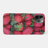 Erdbeeren mit grünen Blätter Case-Mate iPhone Hülle (Rückseite (Horizontal))