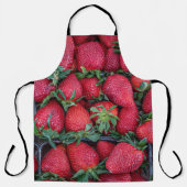 Erdbeeren mit grünen Blätter Schürze (Vorderseite)