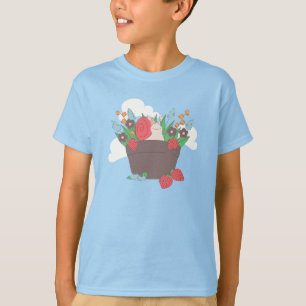 Erdbeeren mit Kernschnecke T-Shirt
