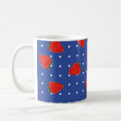 Erdbeeren mit Punkten Kaffeetasse (Links)