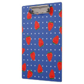 Erdbeeren mit Punkten Klemmbrett (Links)