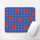 Erdbeeren mit Punkten Mousepad (Mit Mouse)