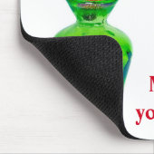 Erdbeeren mit Zitat Mousepad (Ecke)