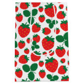Erdbeeren Mittlere Geschenktüte (Rückseite)