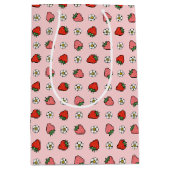 Erdbeeren Mittlere Geschenktüte (Vorderseite)
