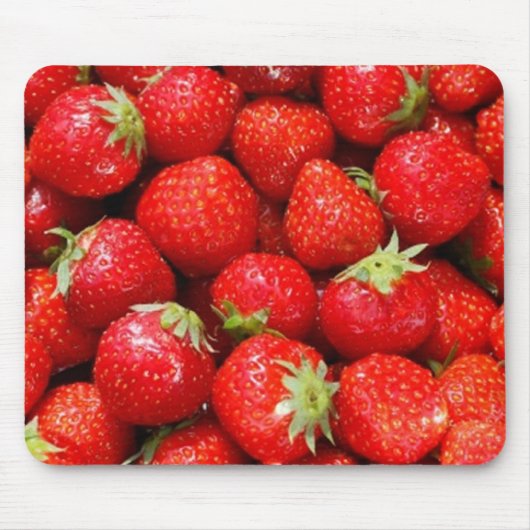 Erdbeeren Mousepad (Vorne)
