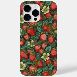 Erdbeeren Muster Case-Mate iPhone 14 Pro Max Hülle