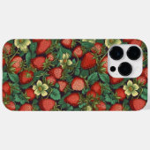 Erdbeeren Muster Case-Mate iPhone Hülle (Rückseite (Horizontal))