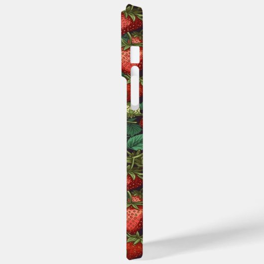 Erdbeeren Muster Case-Mate iPhone Hülle (Rückseite / Links)