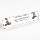 Erdbeeren Namensplakette