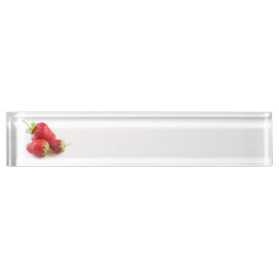 Erdbeeren Namensplakette