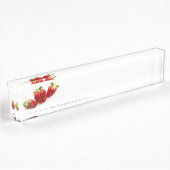 Erdbeeren Namensplakette