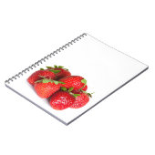 Erdbeeren Notizblock (Linke Seite)