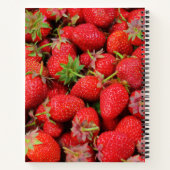 Erdbeeren Notizblock (Rückseite)