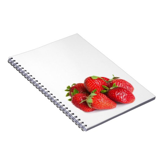 Erdbeeren Notizblock (Rechte Seite)