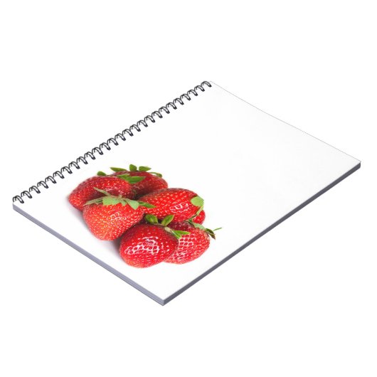 Erdbeeren Notizblock (Linke Seite)