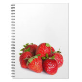 Erdbeeren Notizblock (Vorderseite)