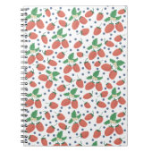 Erdbeeren Notizblock (Vorderseite)