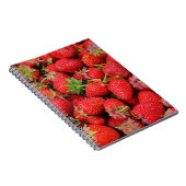 Erdbeeren Notizblock (Rechte Seite)
