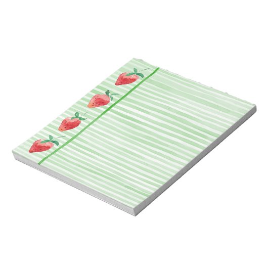 Erdbeeren Notizblock (Rotiert)