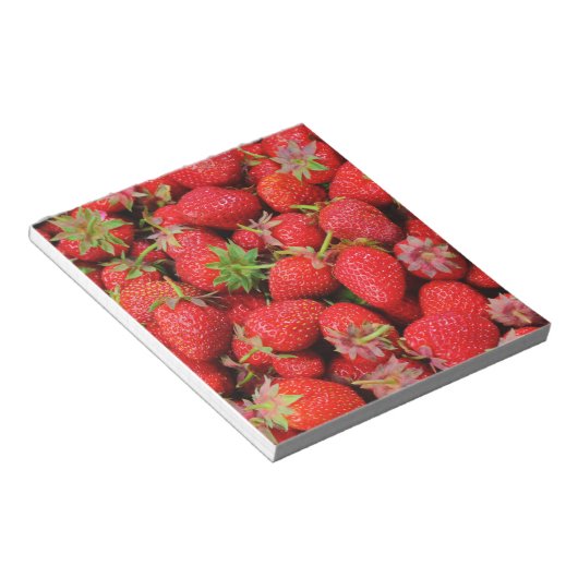 Erdbeeren Notizblock (angewinkelt)