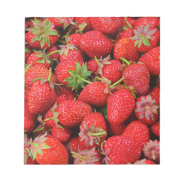 Erdbeeren Notizblock