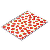 Erdbeeren Notizblock (Linke Seite)