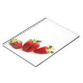 Erdbeeren Notizblock (Linke Seite)