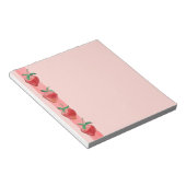 Erdbeeren Notizblock (angewinkelt)