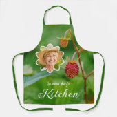 Erdbeeren Obst & Grandma Foto Custom Kitchen Schürze (Vorderseite)