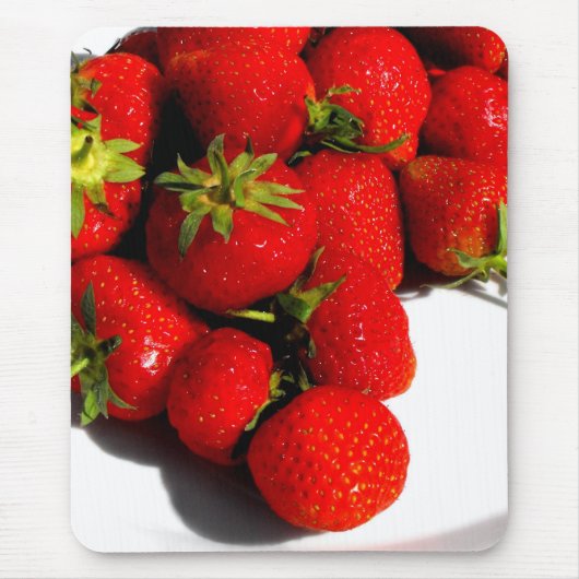 Erdbeeren Obst Lebensmittel Mousepad (Vorne)
