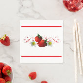 Erdbeeren Paper Napkins Serviette (Beispiel)