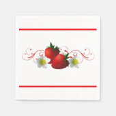 Erdbeeren Paper Napkins Serviette (Vorderseite)
