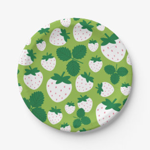 Erdbeeren-Papierplatte Pappteller
