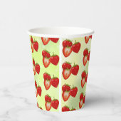 Erdbeeren Pappbecher (Rechts)