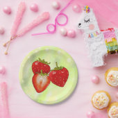 Erdbeeren  pappteller (Party)